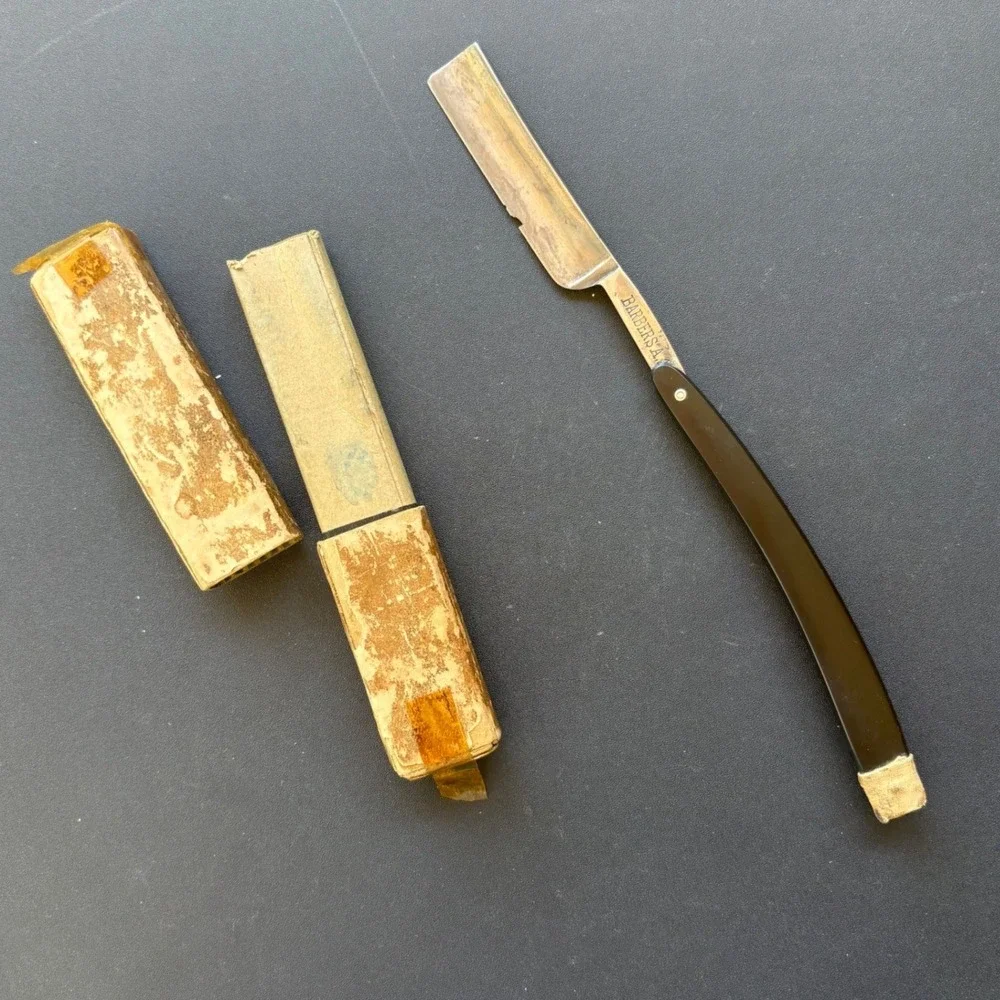 Vintage Hibbard Spencer Bartlett & Co 1145 Barbers A.1. Straight‎ Razor Germany